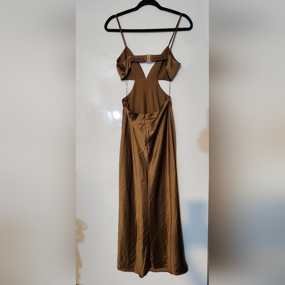 014 SIGNIFICANT OTHER JACY DRESS - DARK GOLD SMALL ✨️ - Picture 8 of 13